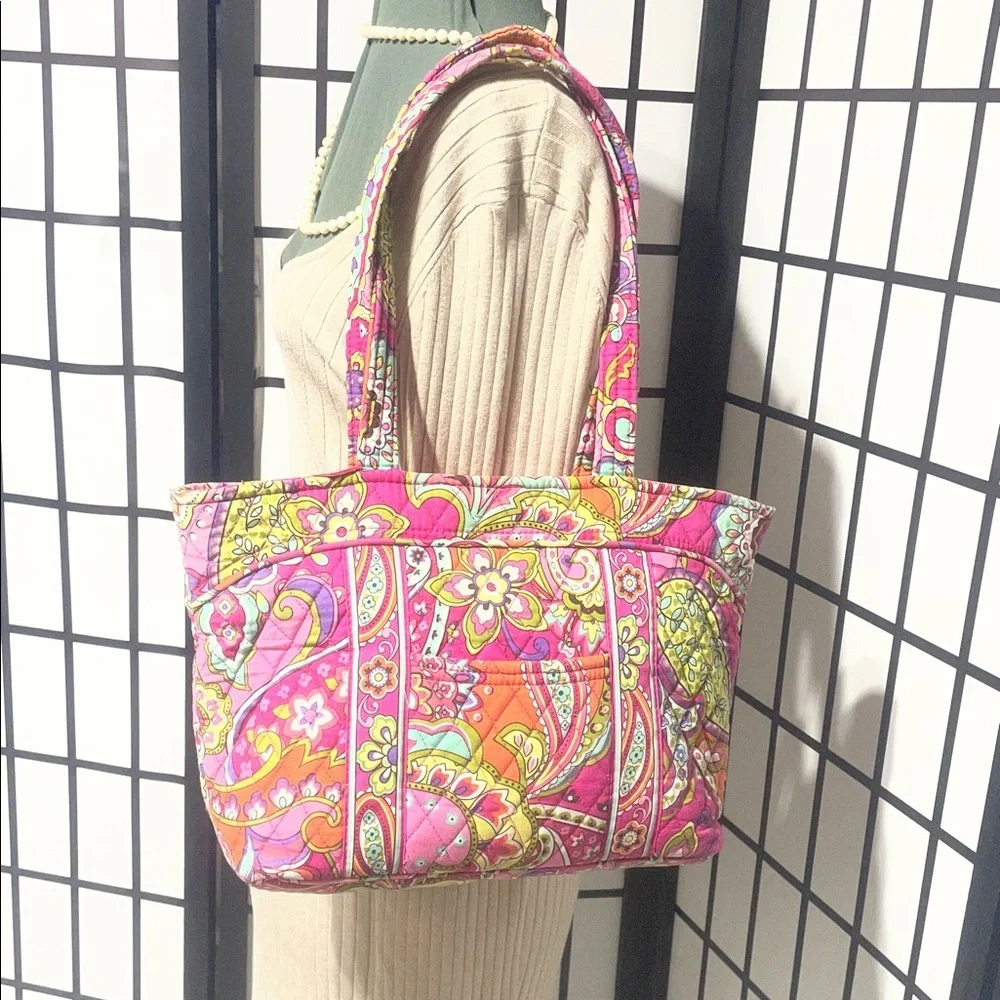 Vera Bradley Vibrant Paisley Shoulder Bag - Picture 15 of 15